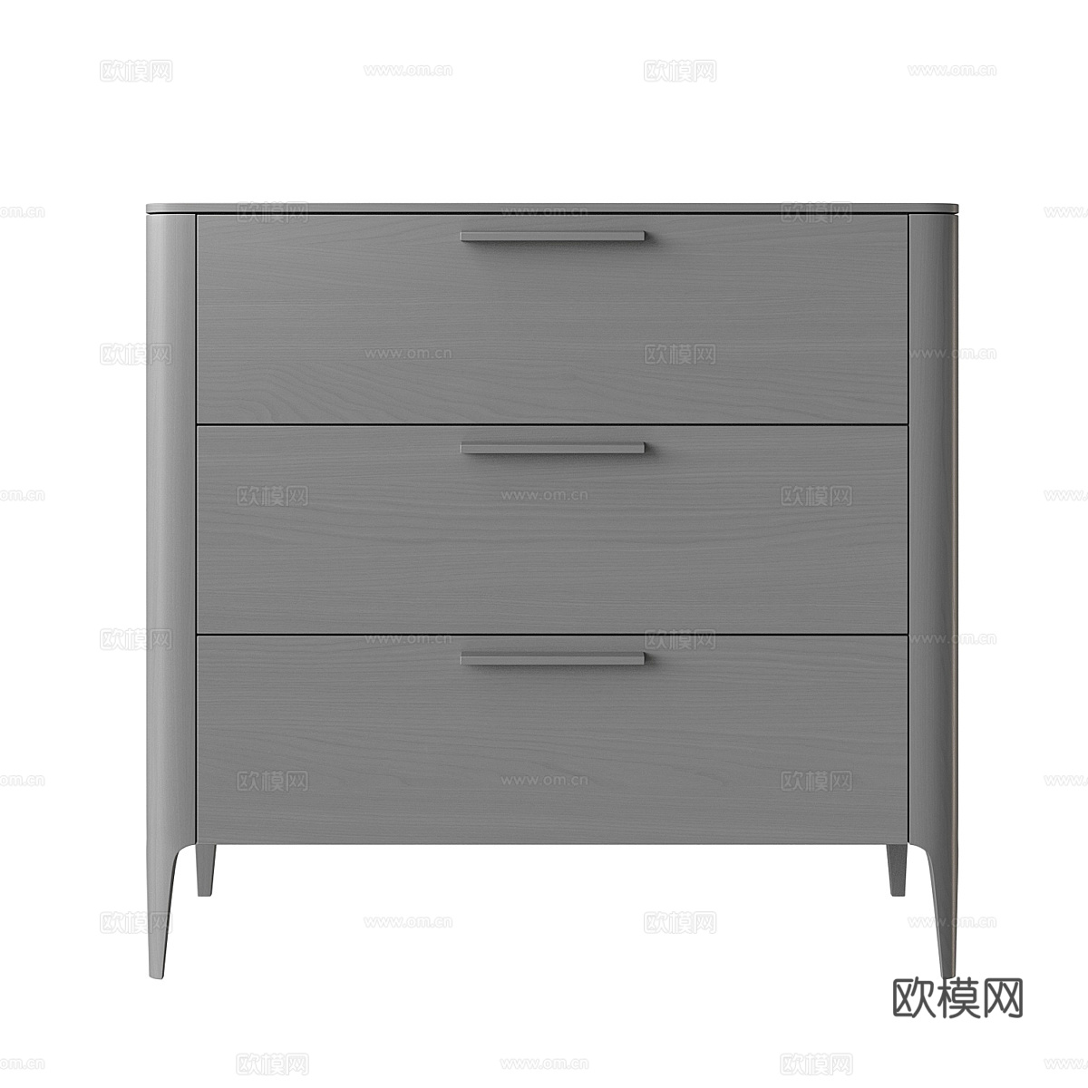 现代意式装饰斗柜 边柜 抽屉柜3d模型3d模型