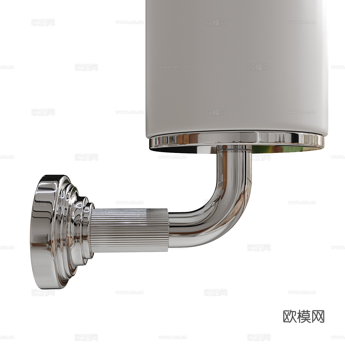 现代轻奢壁挂式马桶刷3d模型
