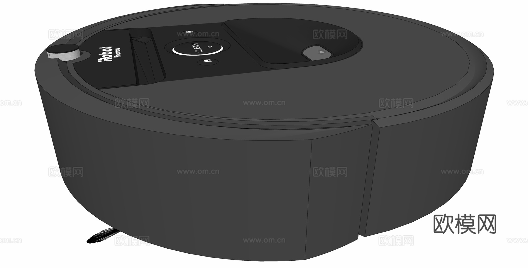 现代扫地机器人su模型下载