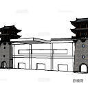 新中式阁楼su模型下载