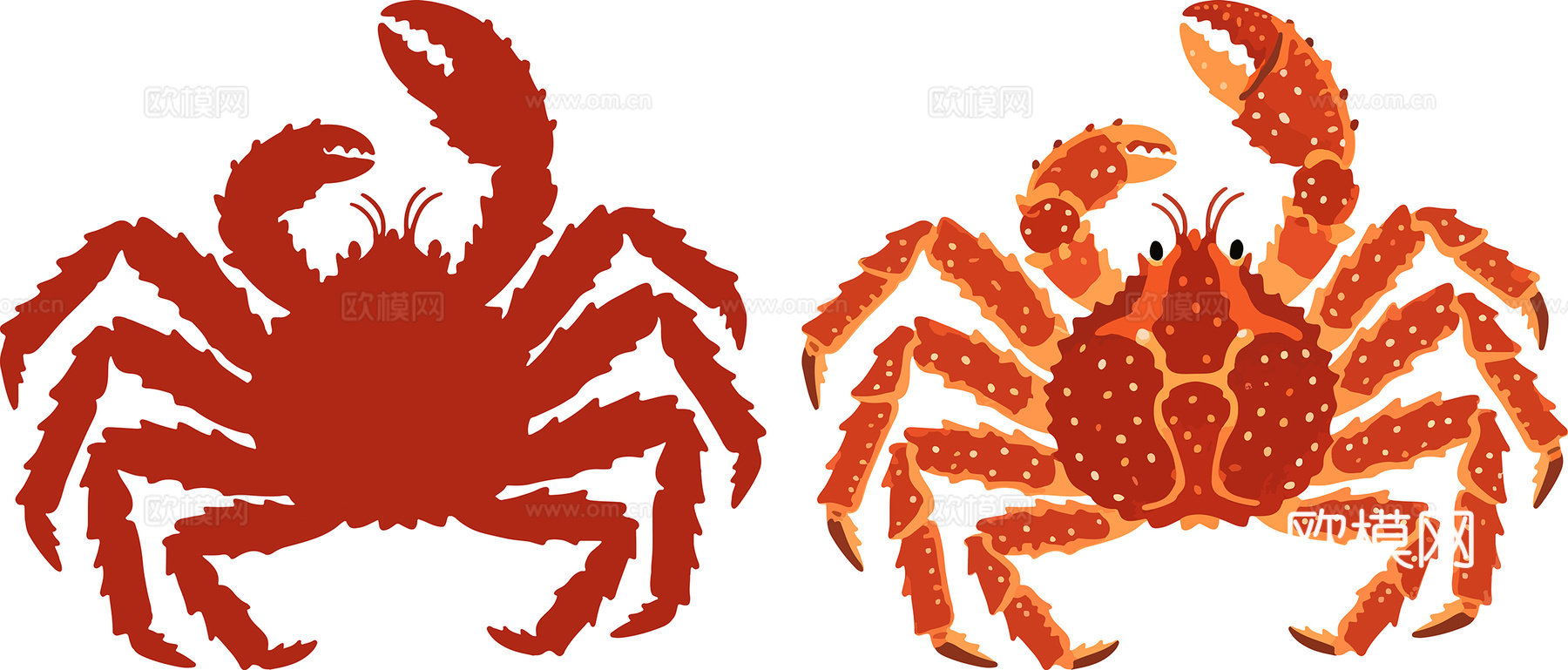 螃蟹 帝王蟹 飞蟹 海产品下载