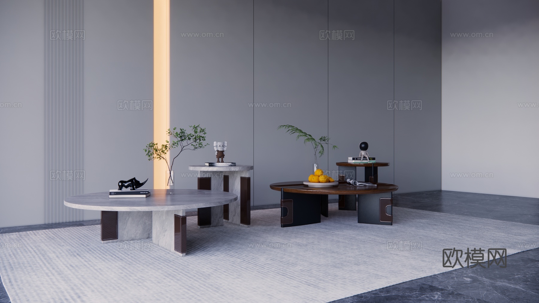 茶几su模型下载