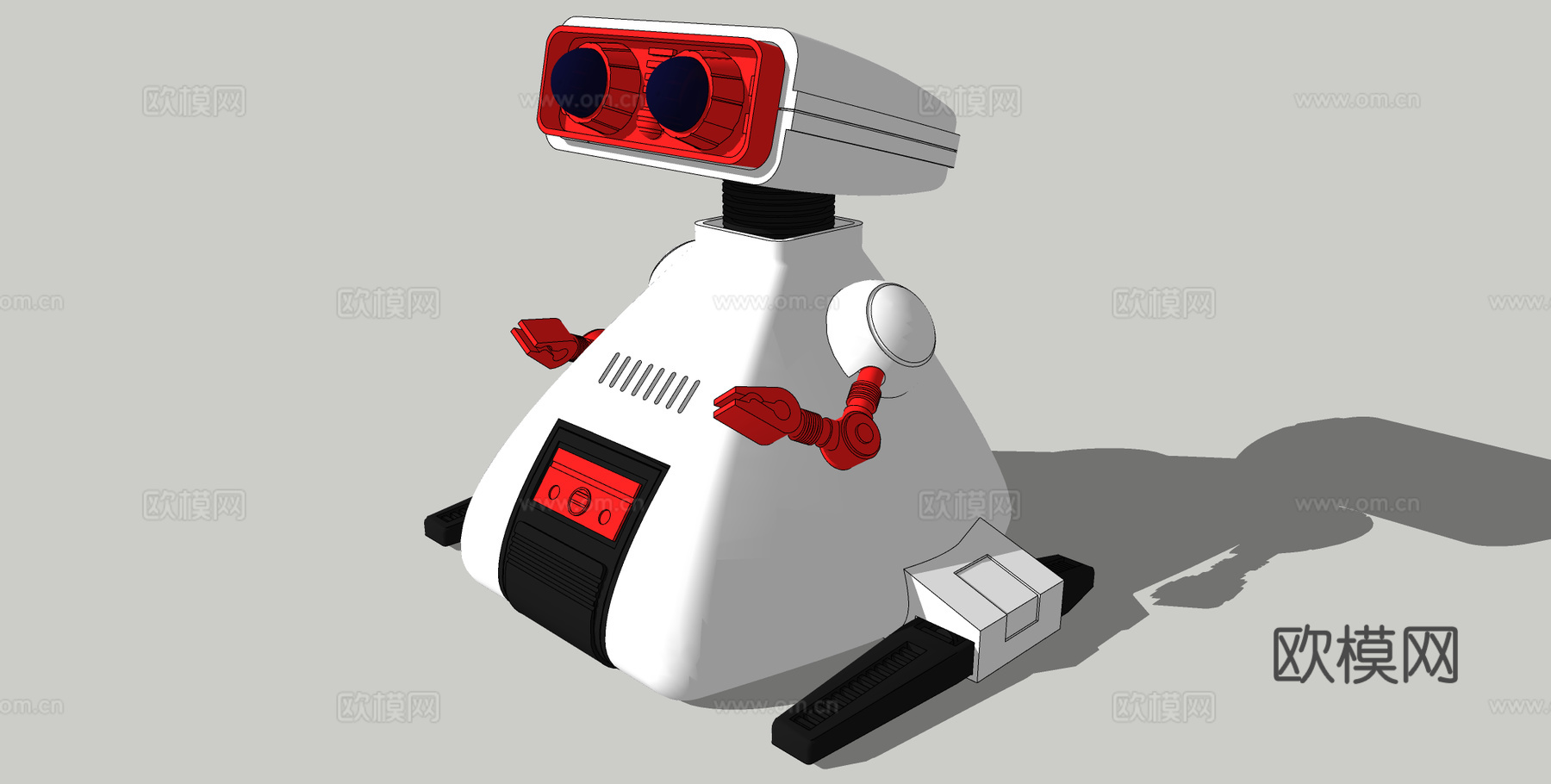 玩具机器人su模型下载