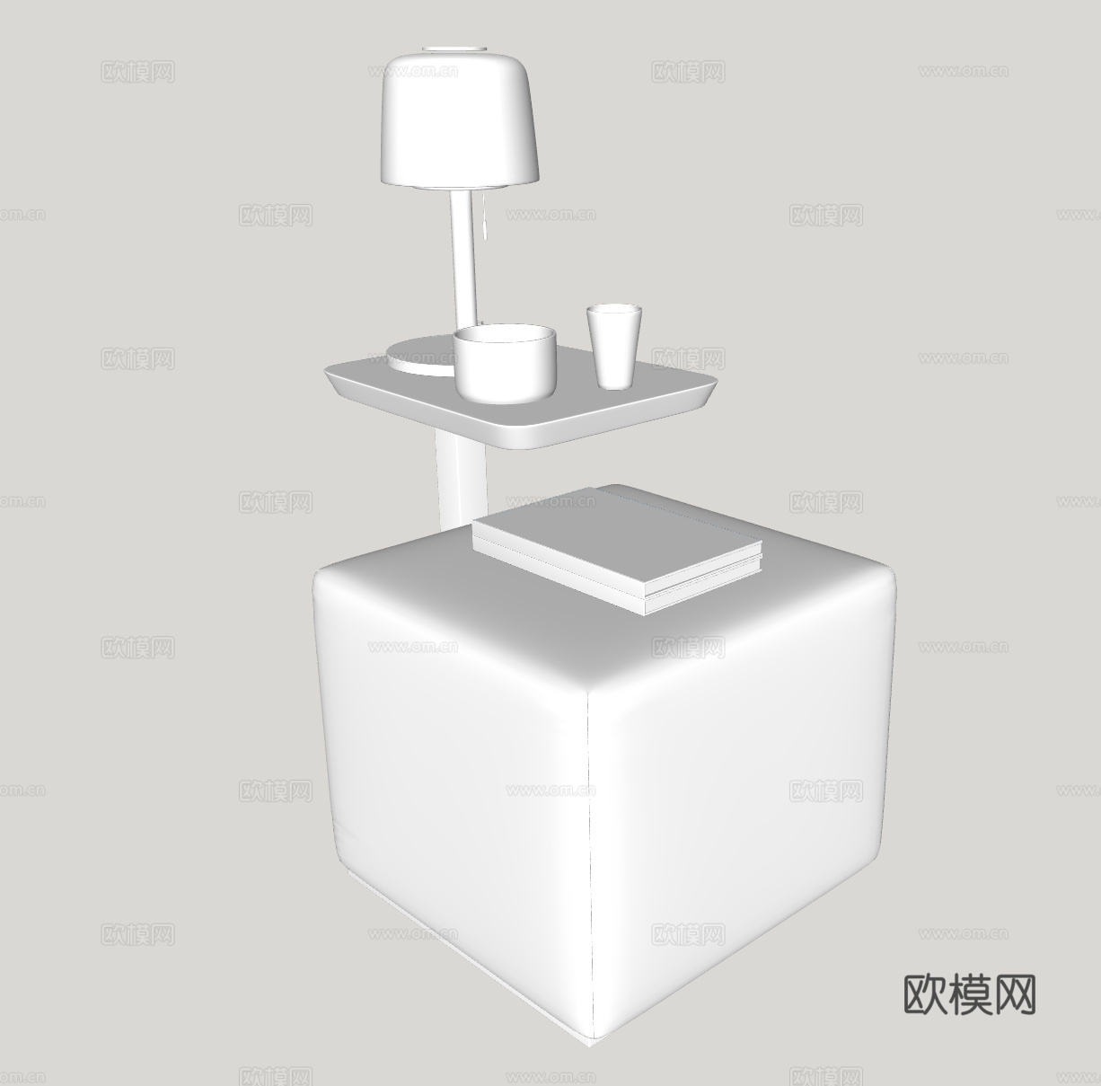 现代边几su模型下载