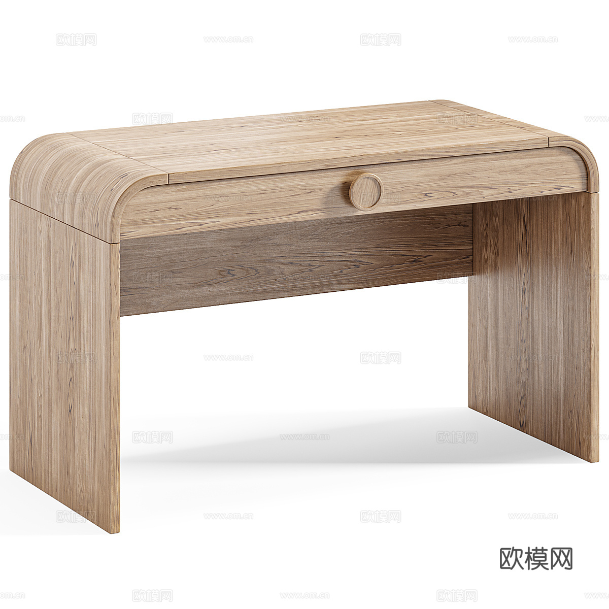 新中式梳妆台 书桌椅3d模型