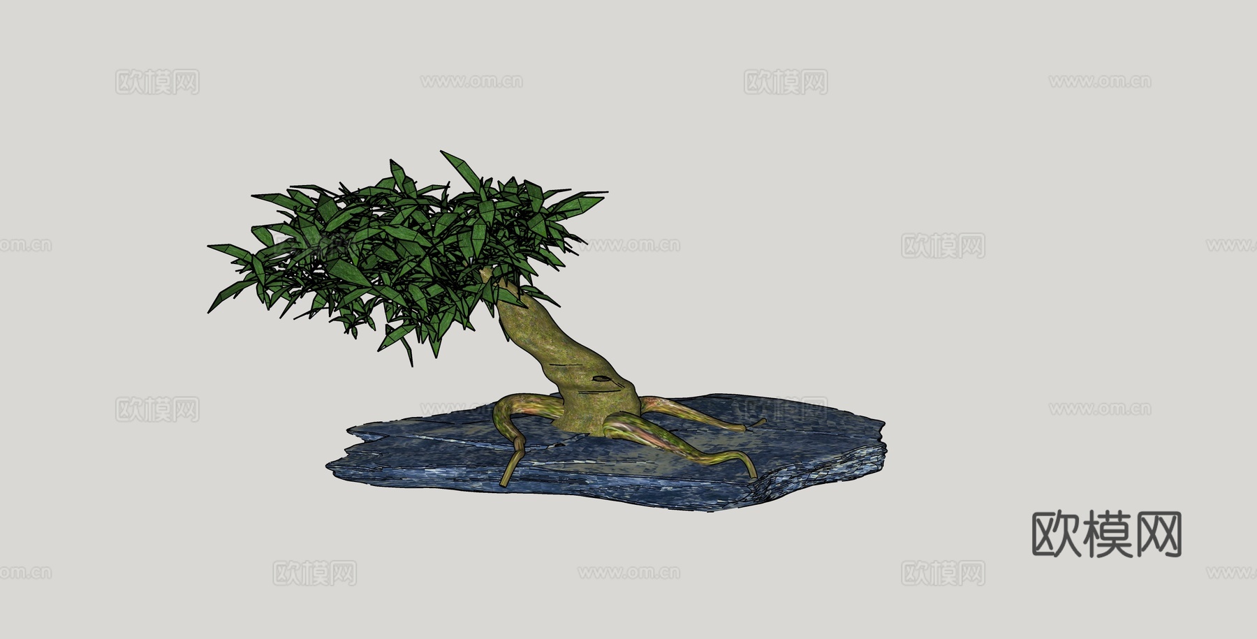 绿植su模型