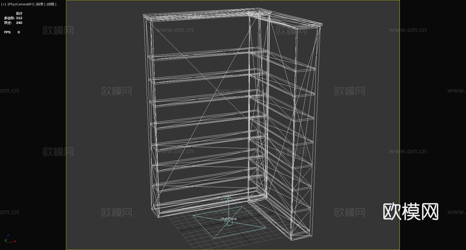 置物架 书架 转角置物架 多层置物架3d模型