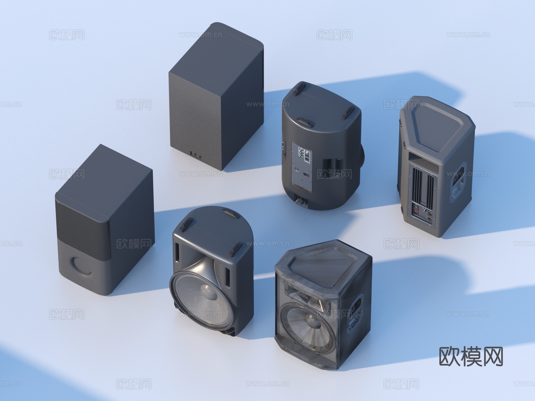 音响 音箱 蓝牙音箱3d模型
