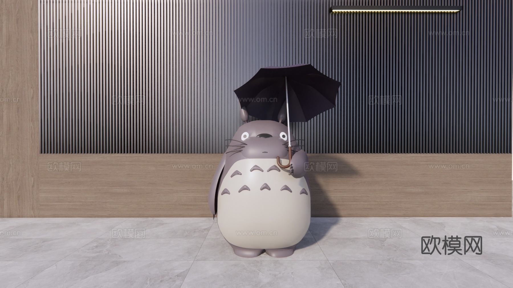 现代创意雕塑摆件su模型下载