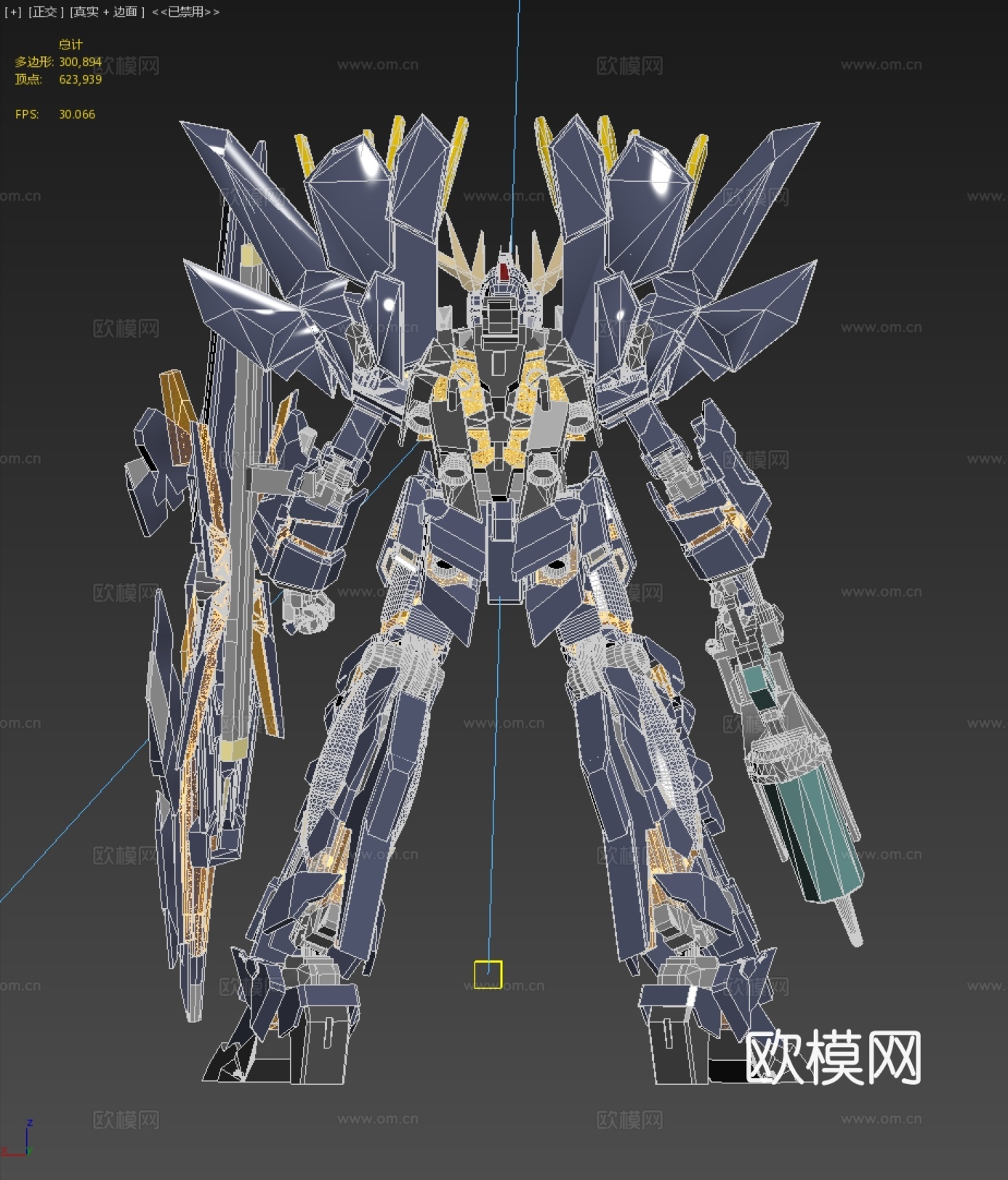 现代高达 机动战士高达 高达uc 机器人 命运女神3d模型