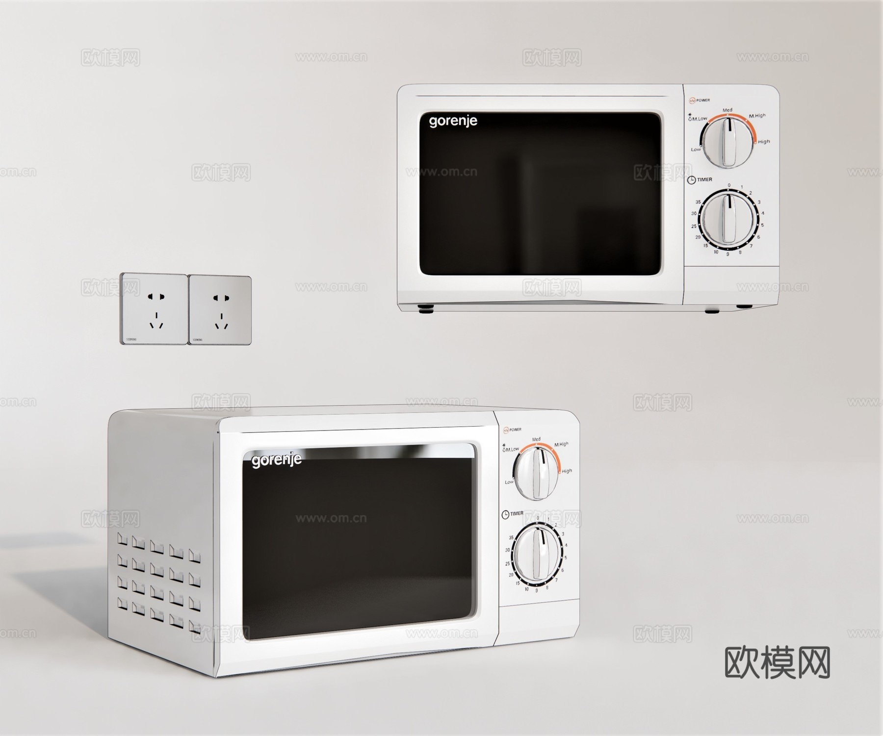 现代微波炉su模型下载