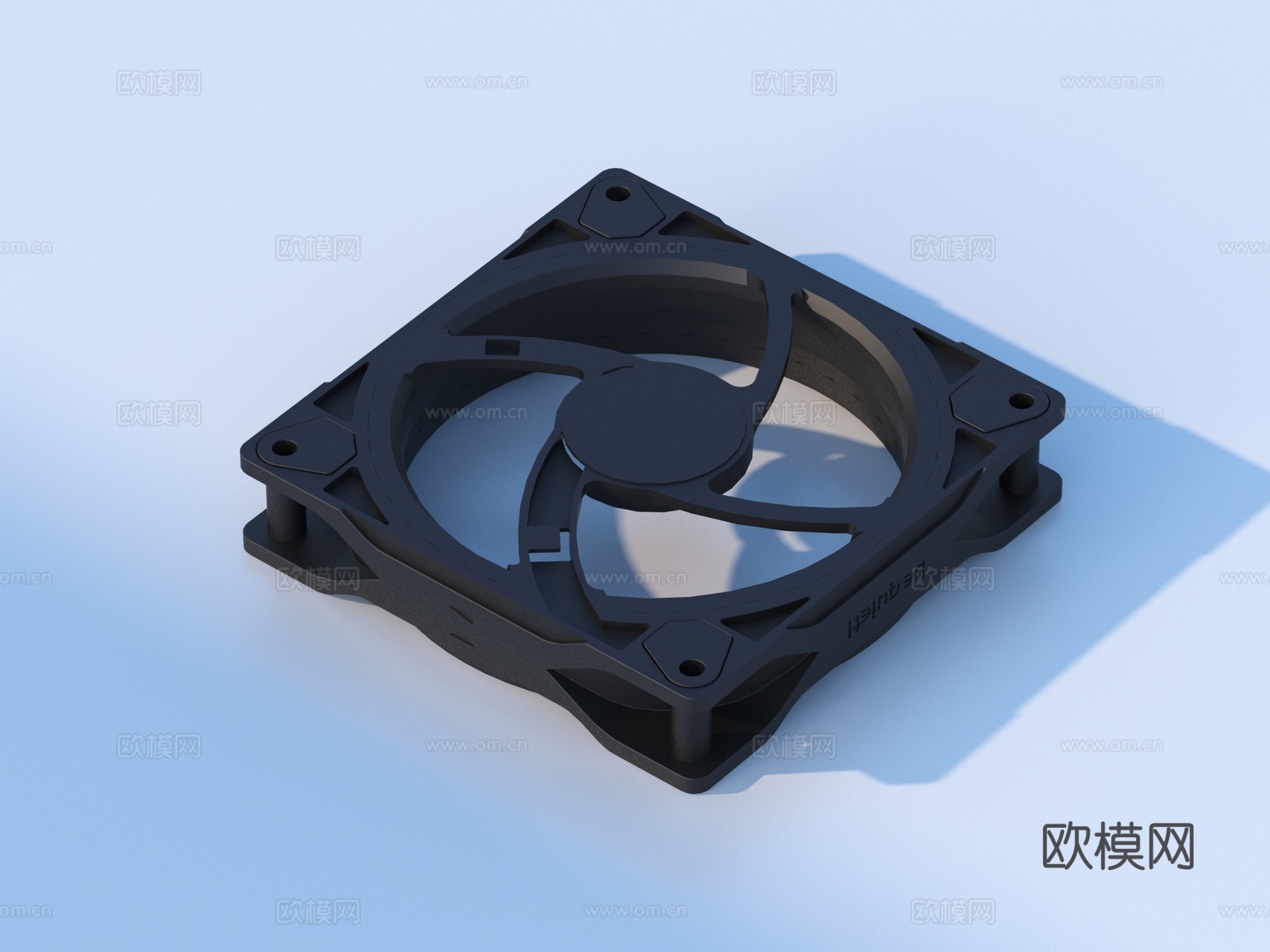 CPU风扇支架 零件 五金件3d模型