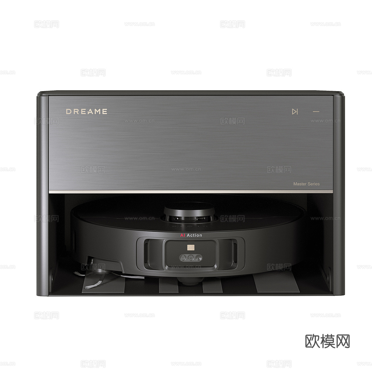现代内置 Dreame X40 Master 扫地机器人3d模型