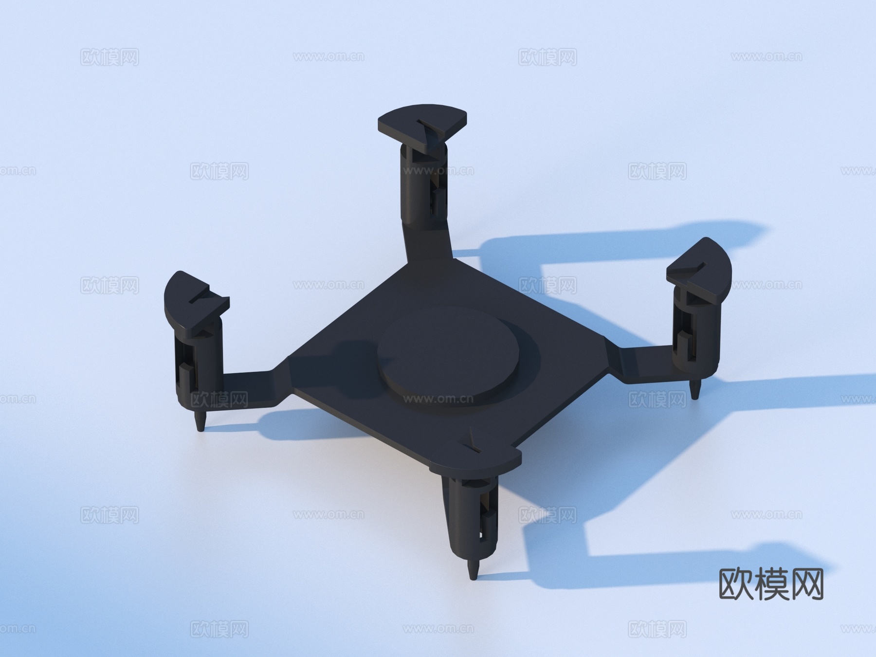 CPU风扇支架 零件 五金件3d模型
