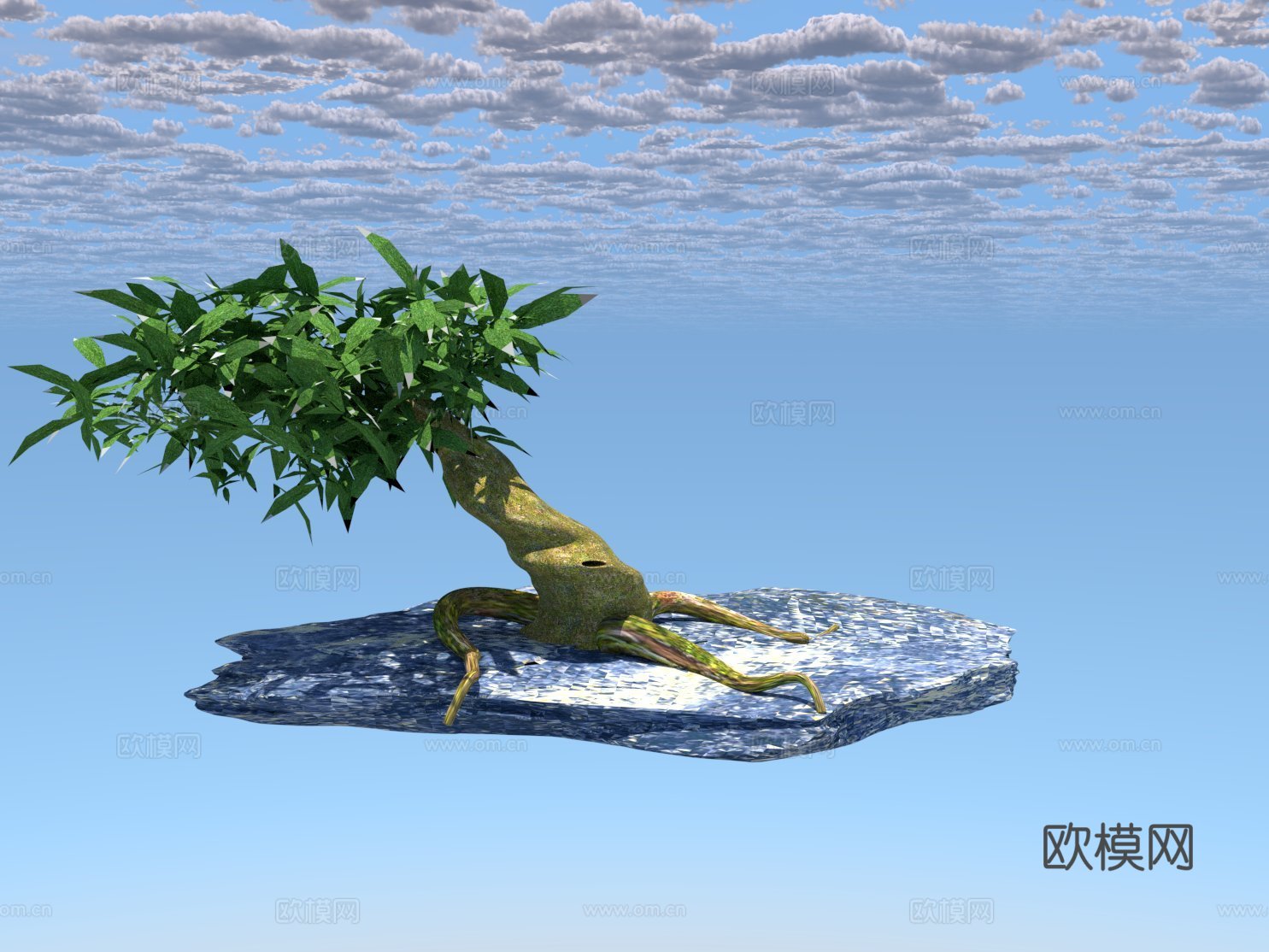 绿植su模型