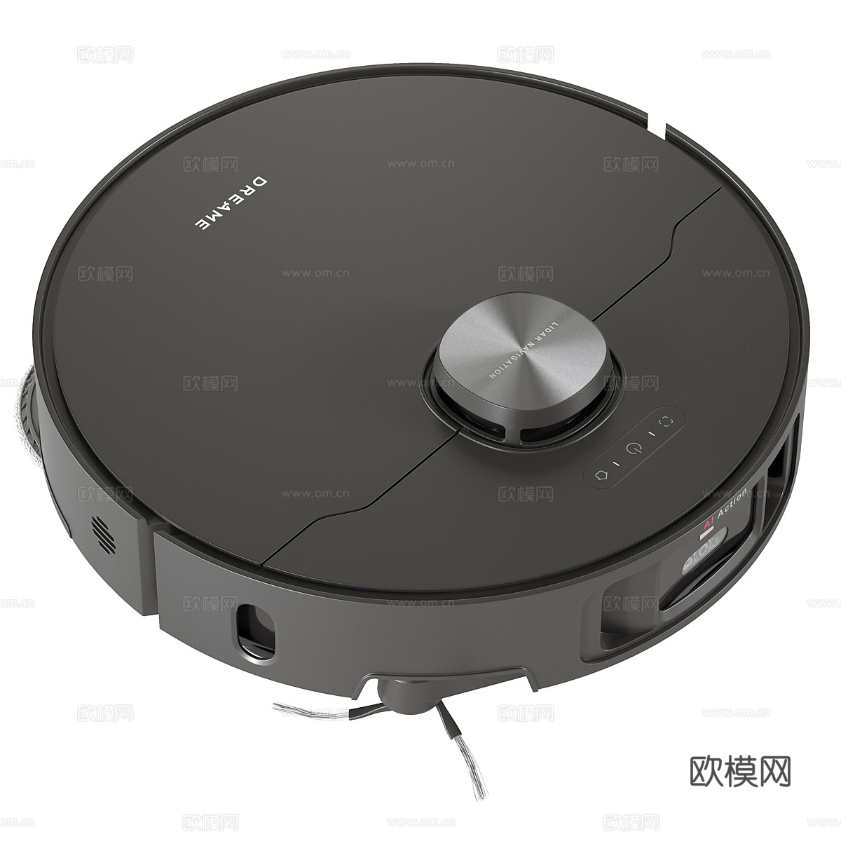 现代内置 Dreame X40 Master 扫地机器人3d模型