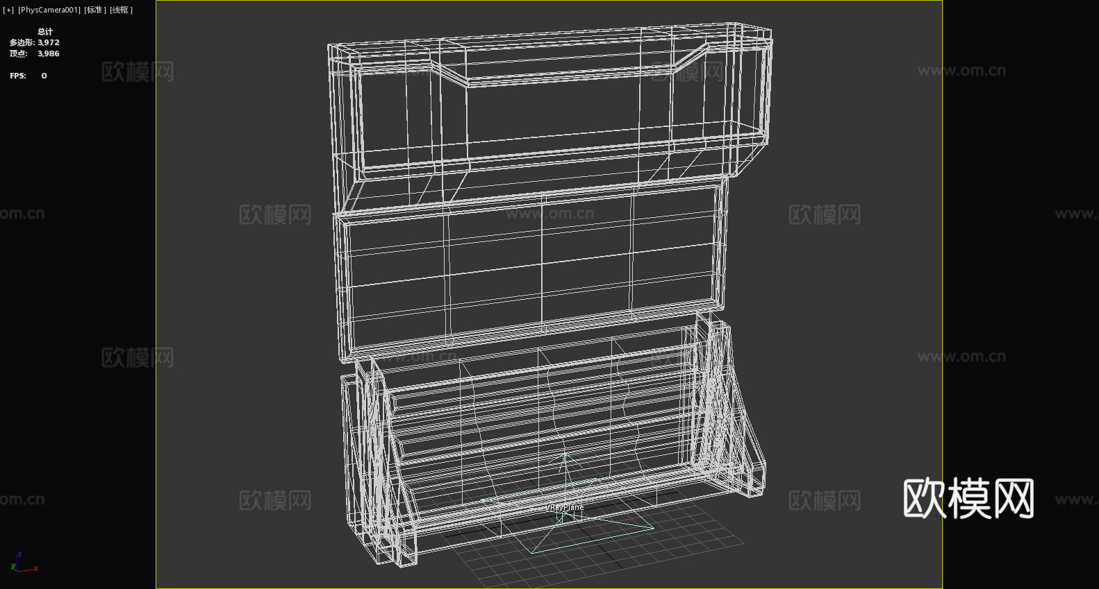 展架 展示架 陈列架 收纳架3d模型