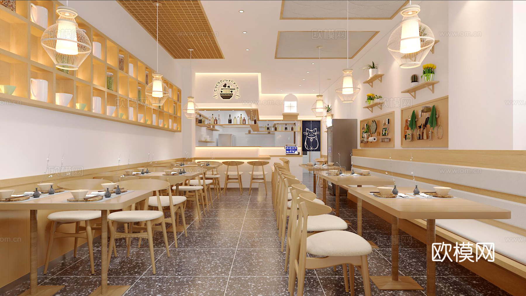 餐馆3d模型