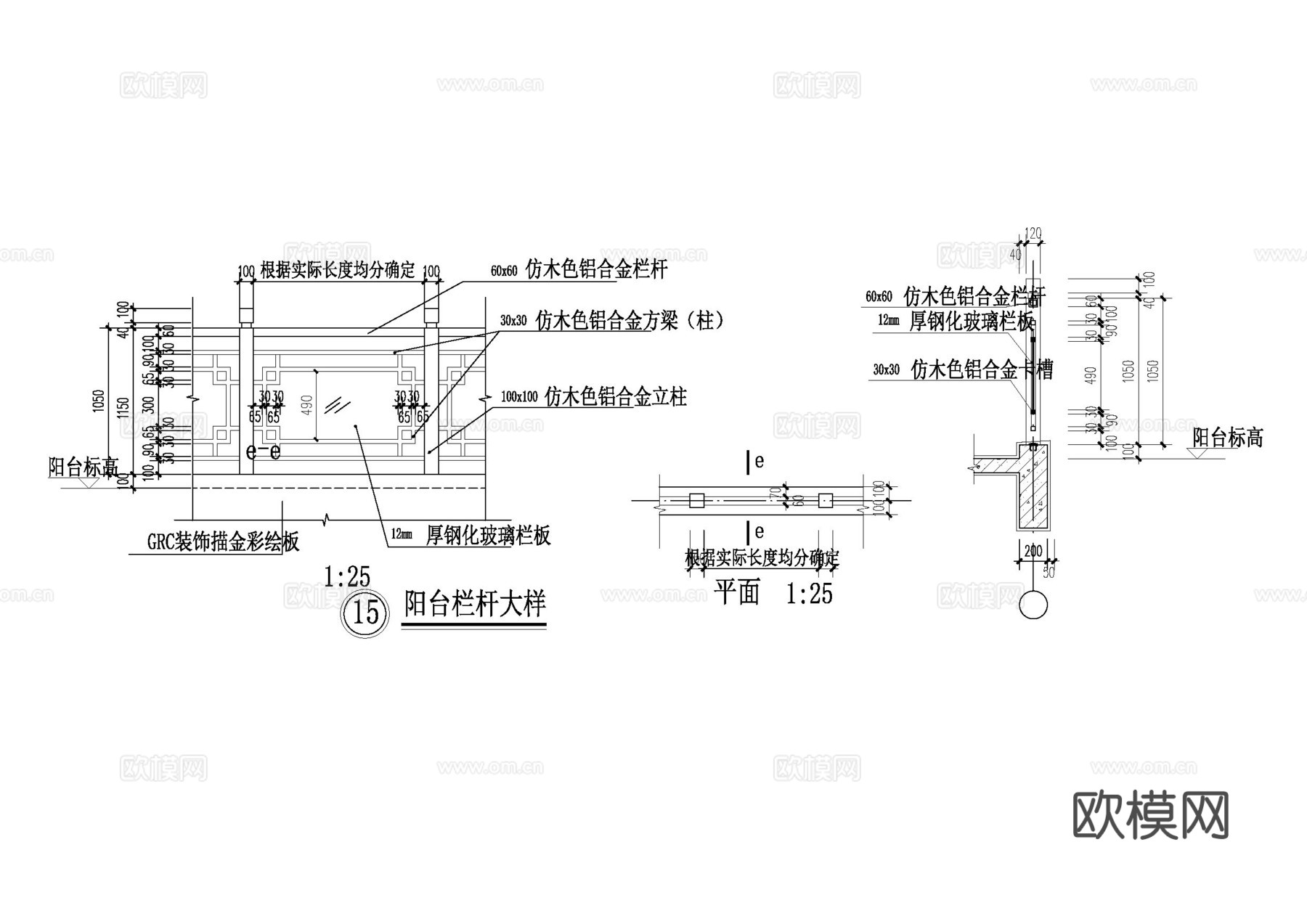 仿古住宅-节点图cad施工图