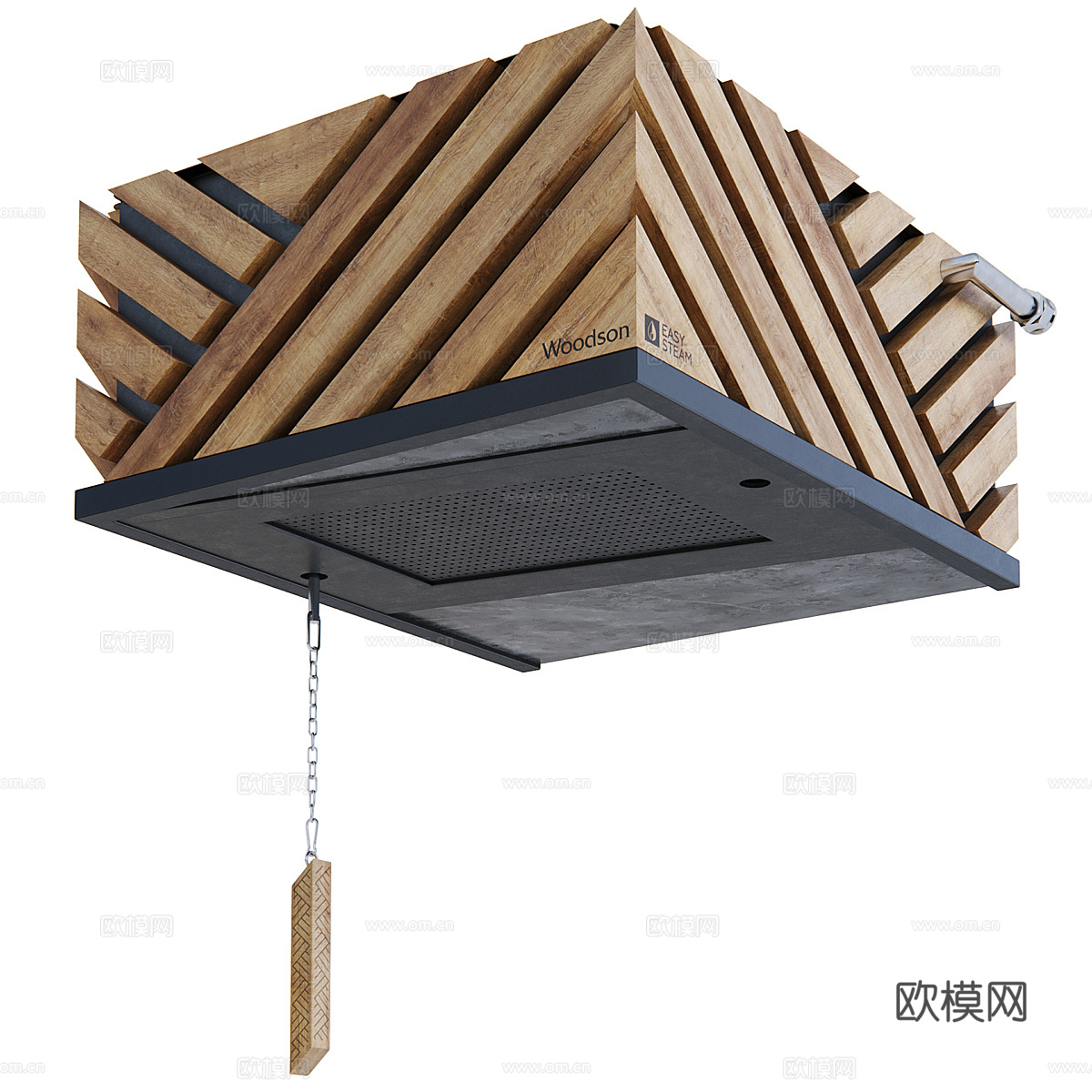 现代意式淋浴喷涂设备3d模型