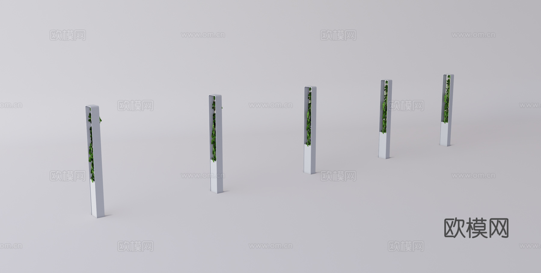 现代路障车挡su模型下载