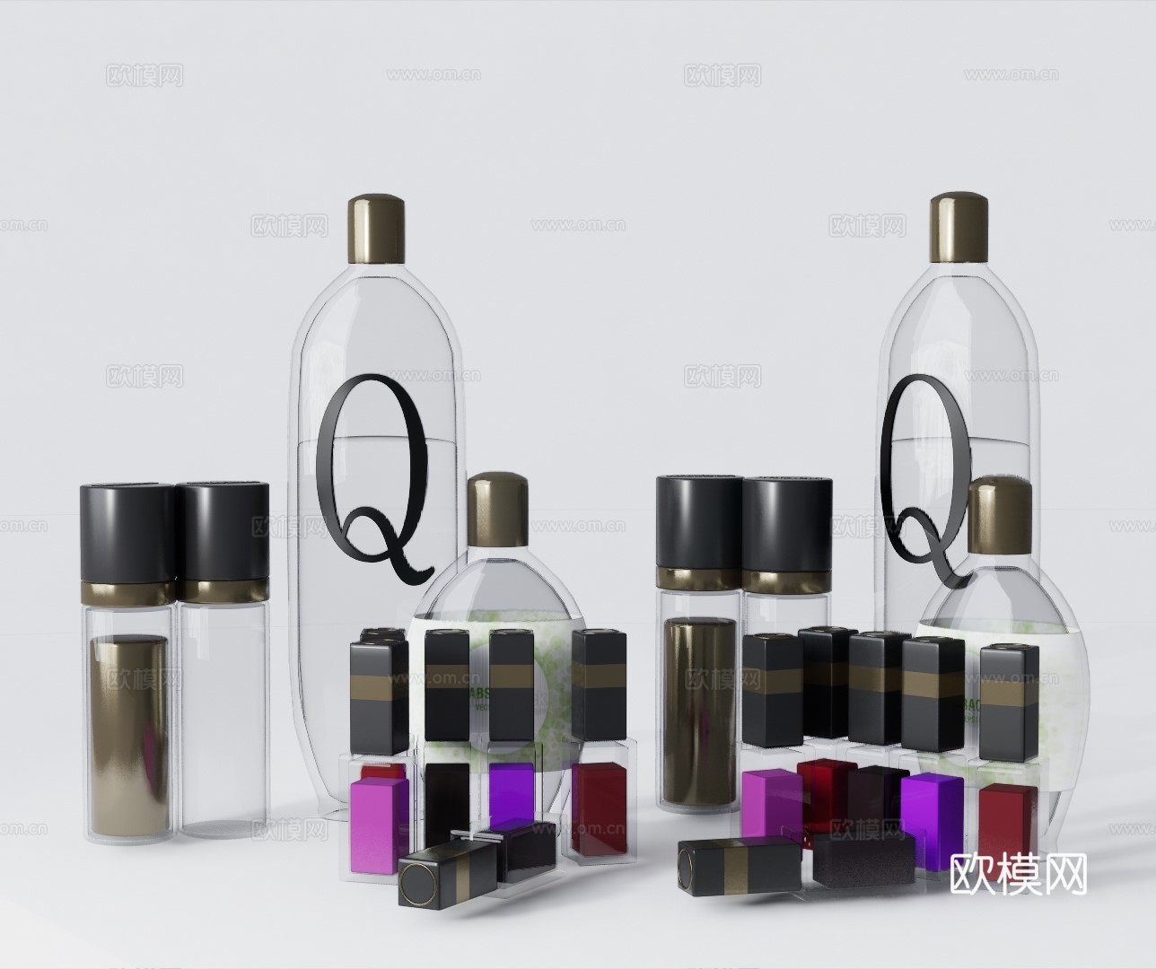 现代化妆品su模型下载