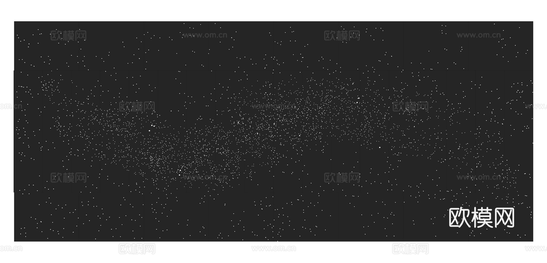 现代星空顶装饰灯su模型下载