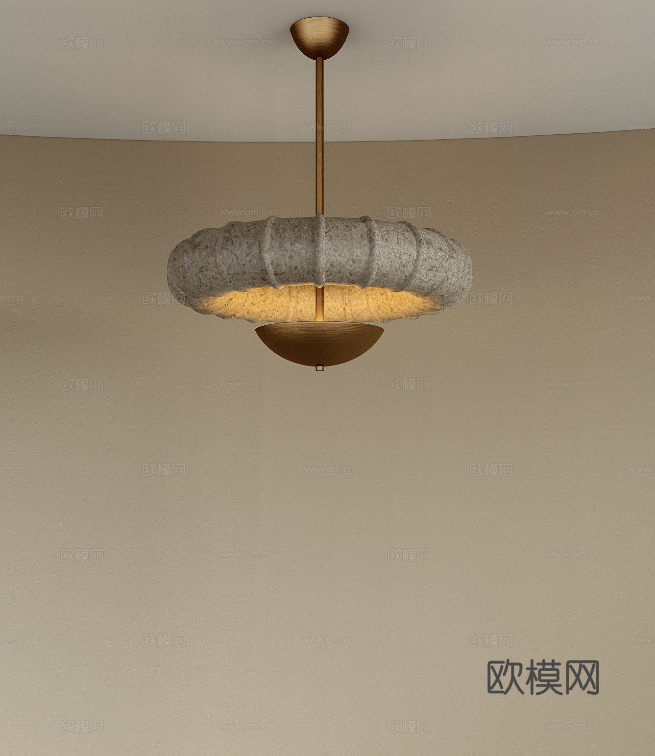法式复古吊灯 餐厅吊灯 异形吊灯 金属吊灯 大型吊灯3d模型