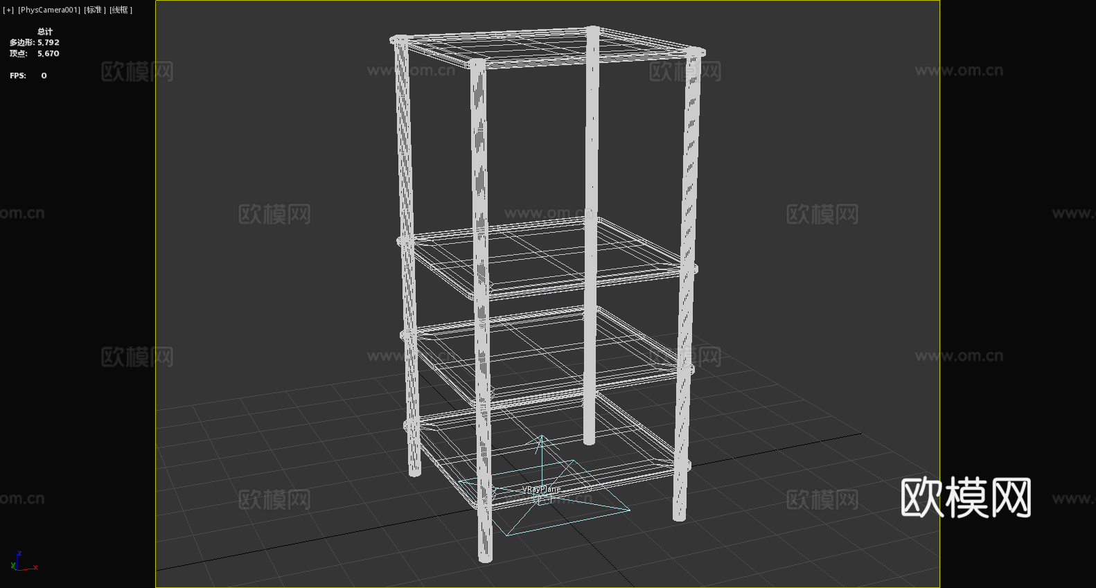 展架 展示架 置物架 货架 陈列架3d模型
