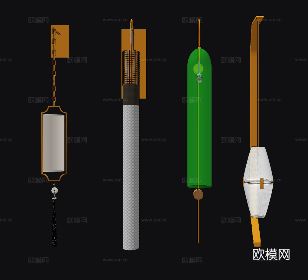 现代轻奢壁灯su模型下载