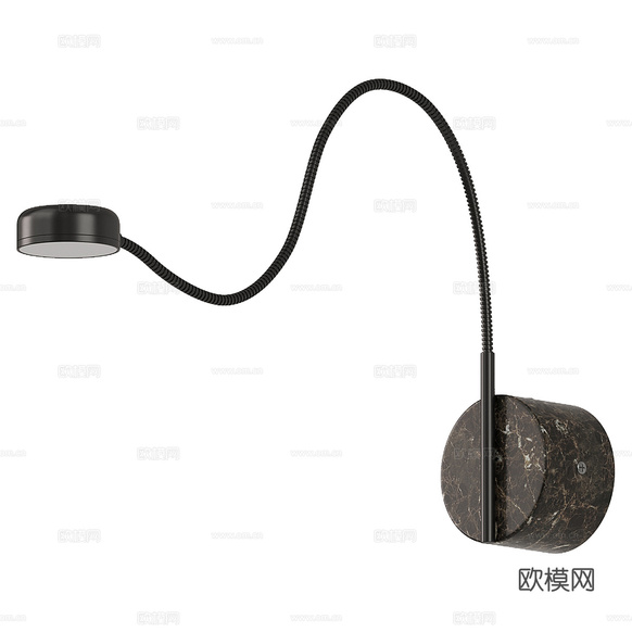 現(xiàn)代意式極簡 Gino 長條壁燈3d模型下載(渲染圖2)
