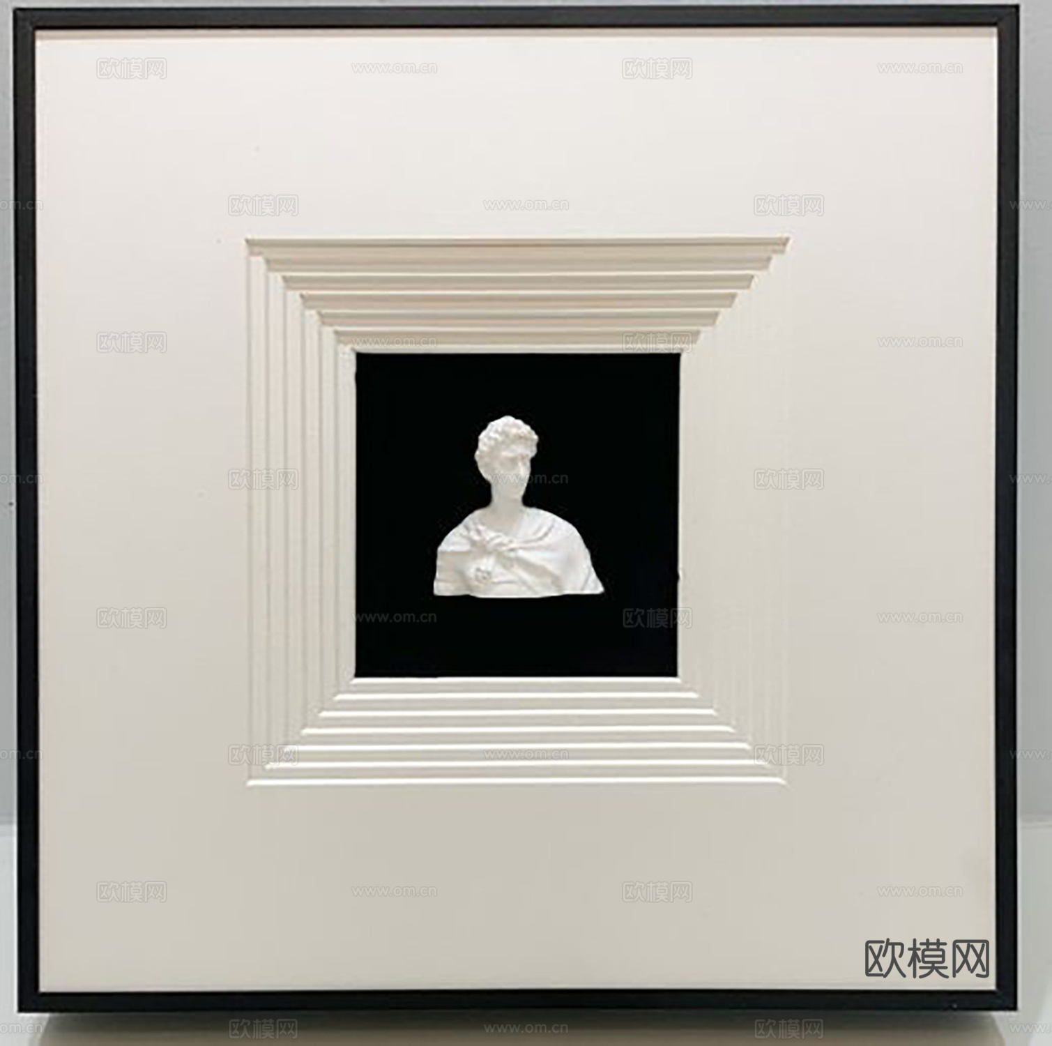 中古风挂画  立方装饰画 抽象画