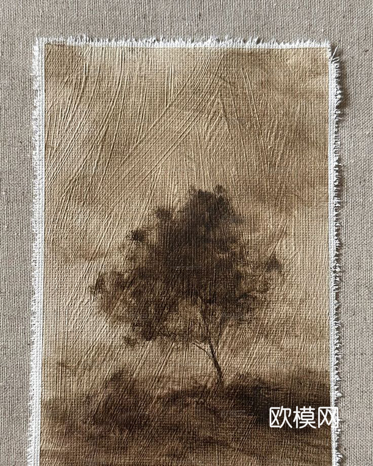 中古挂画 装饰画  布艺挂画 抽象画