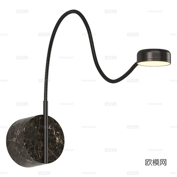 現(xiàn)代意式極簡 Gino 長條壁燈3d模型下載(渲染圖3)