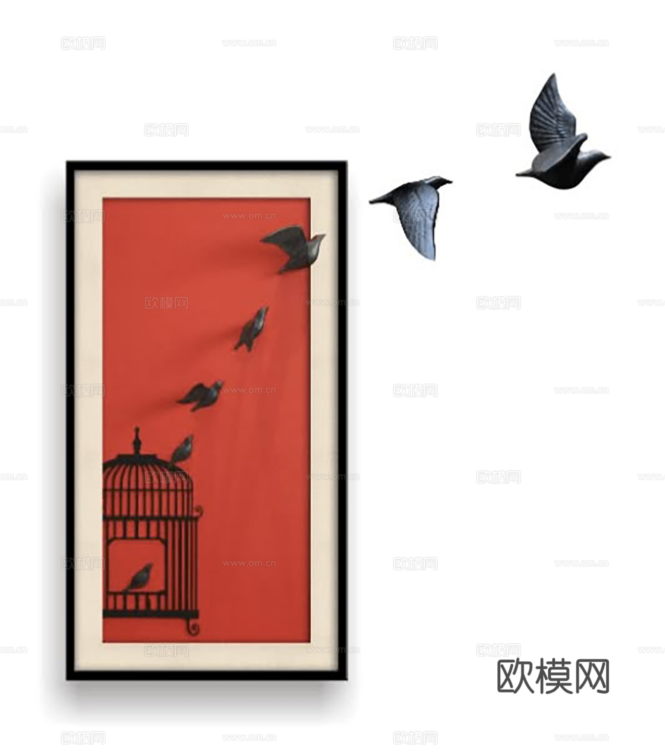 现代简约挂画  立方装饰画 抽象画