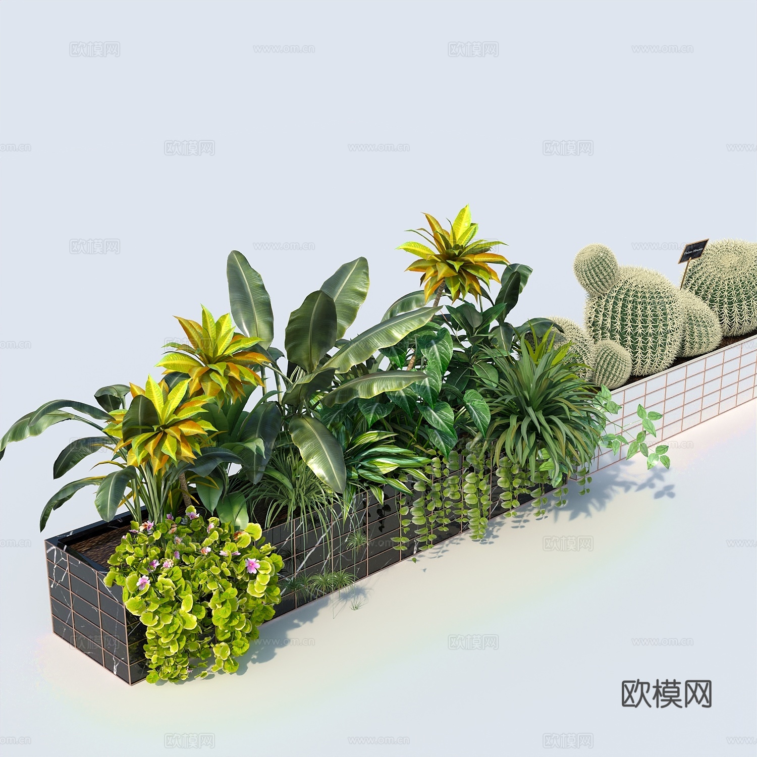 花草树木绿化景观3d模型