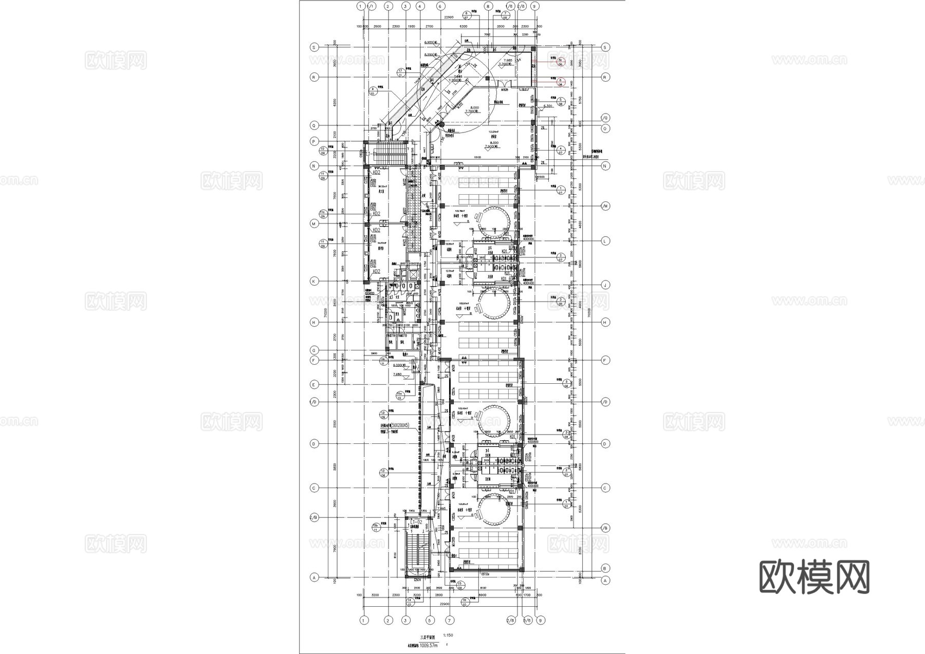 幼儿园建筑施工图cad施工图