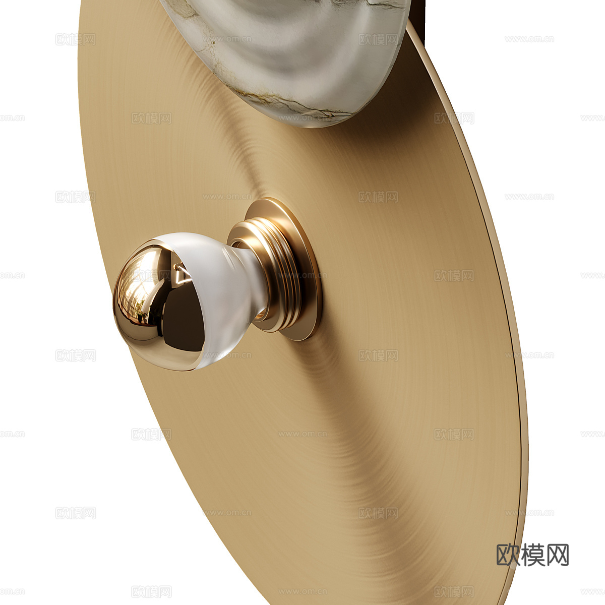 现代轻奢极简 Abby 壁灯3d模型