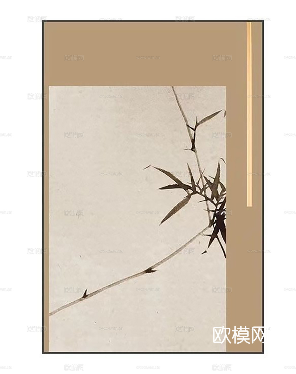 新中式挂画 竹子装饰画  装饰画