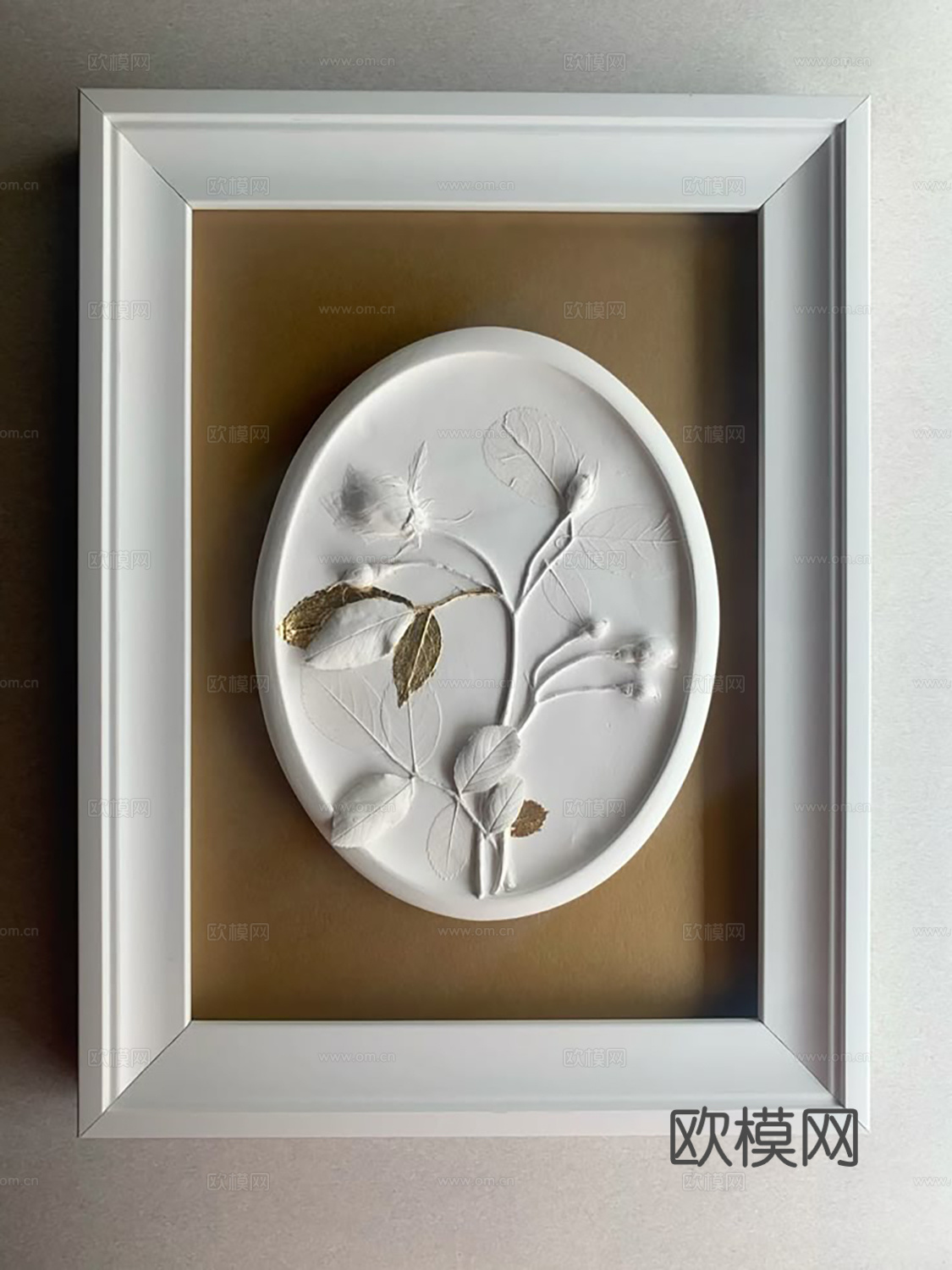 中古挂画 石材浮雕画立方实物画 装饰画