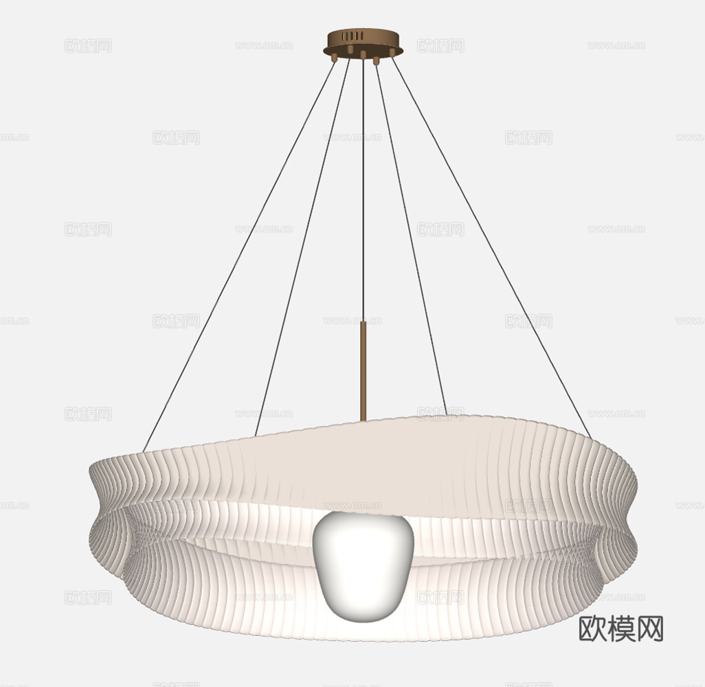 法式侘寂吊灯 双层吊灯 异形吊灯 客厅吊灯 卧室吊灯 奶油风su模型