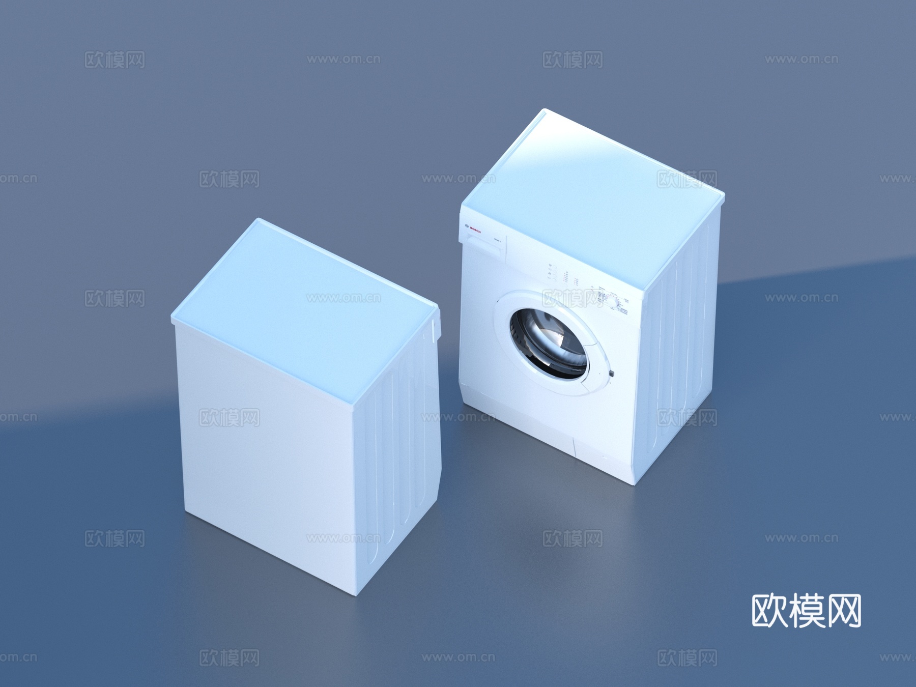 洗衣机 电器 小家电3d模型
