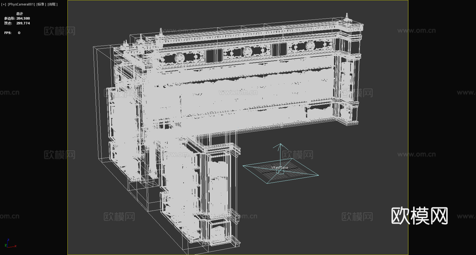 图书馆书架 置物架 转角书架3d模型