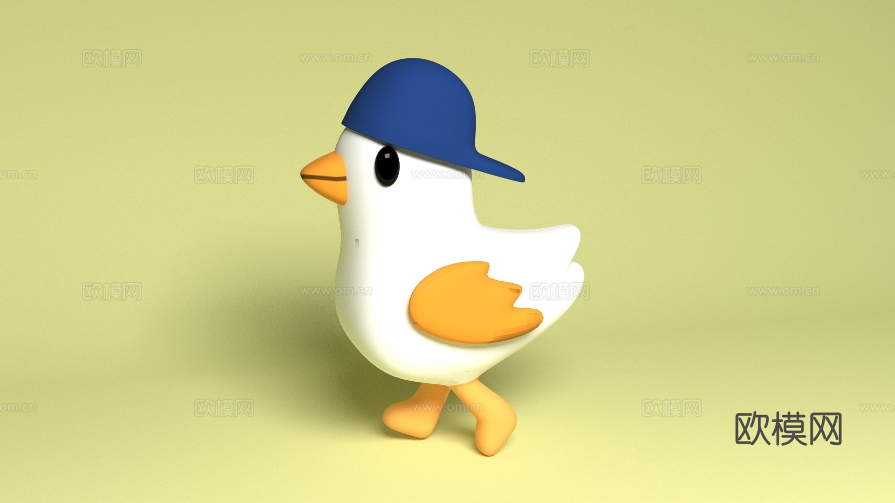 小黄鸭 鸭子 小鸭美陈 巨型小鸭 小鸭3d模型