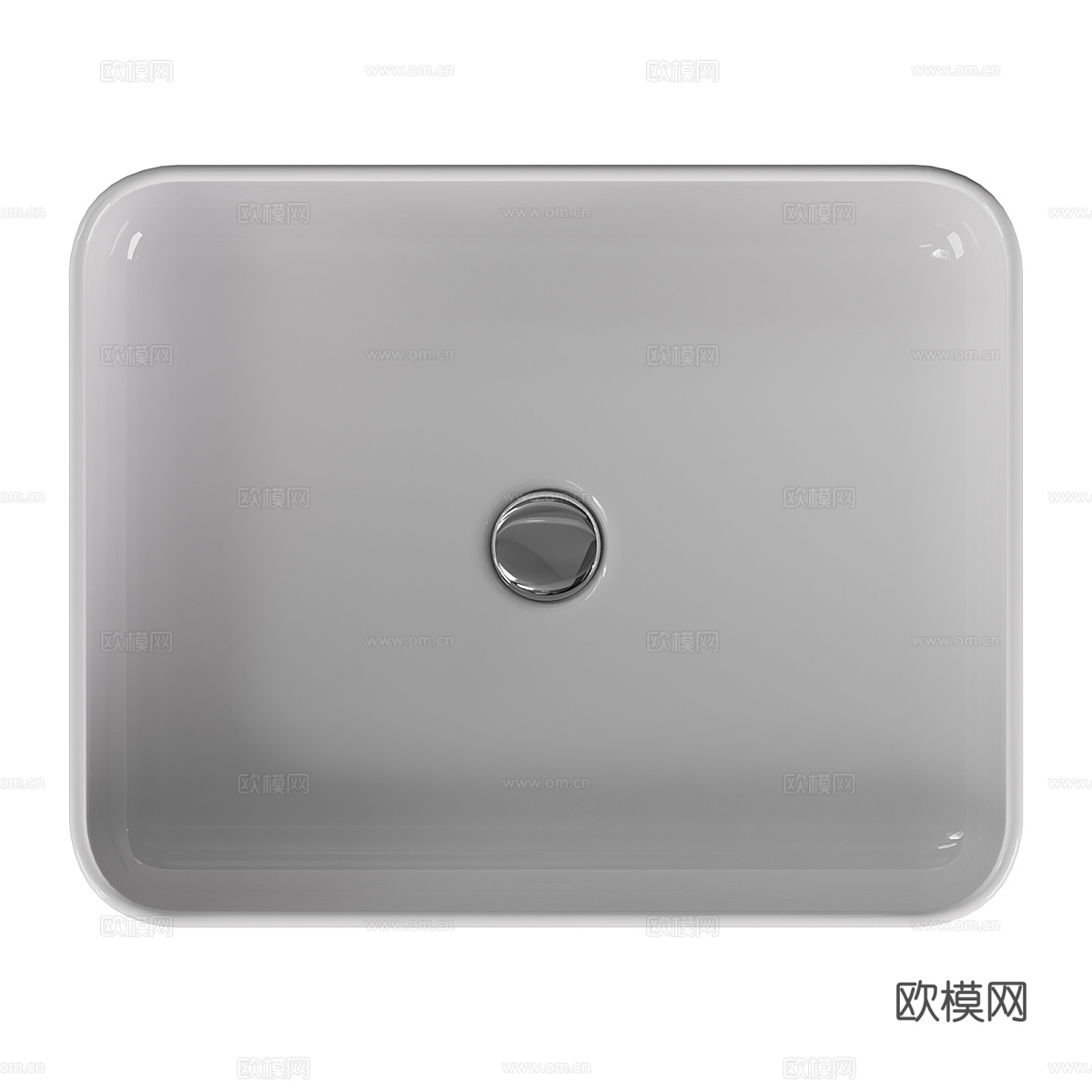 现代陶瓷台盆 洗手盆3d模型