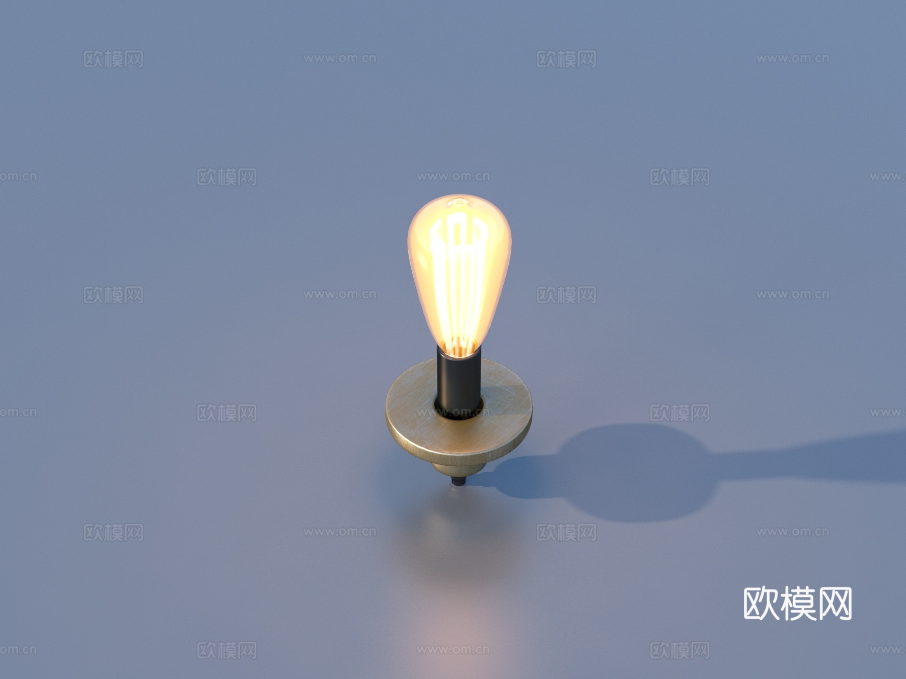 电灯泡 电灯胆 灯芯 电器用品3d模型