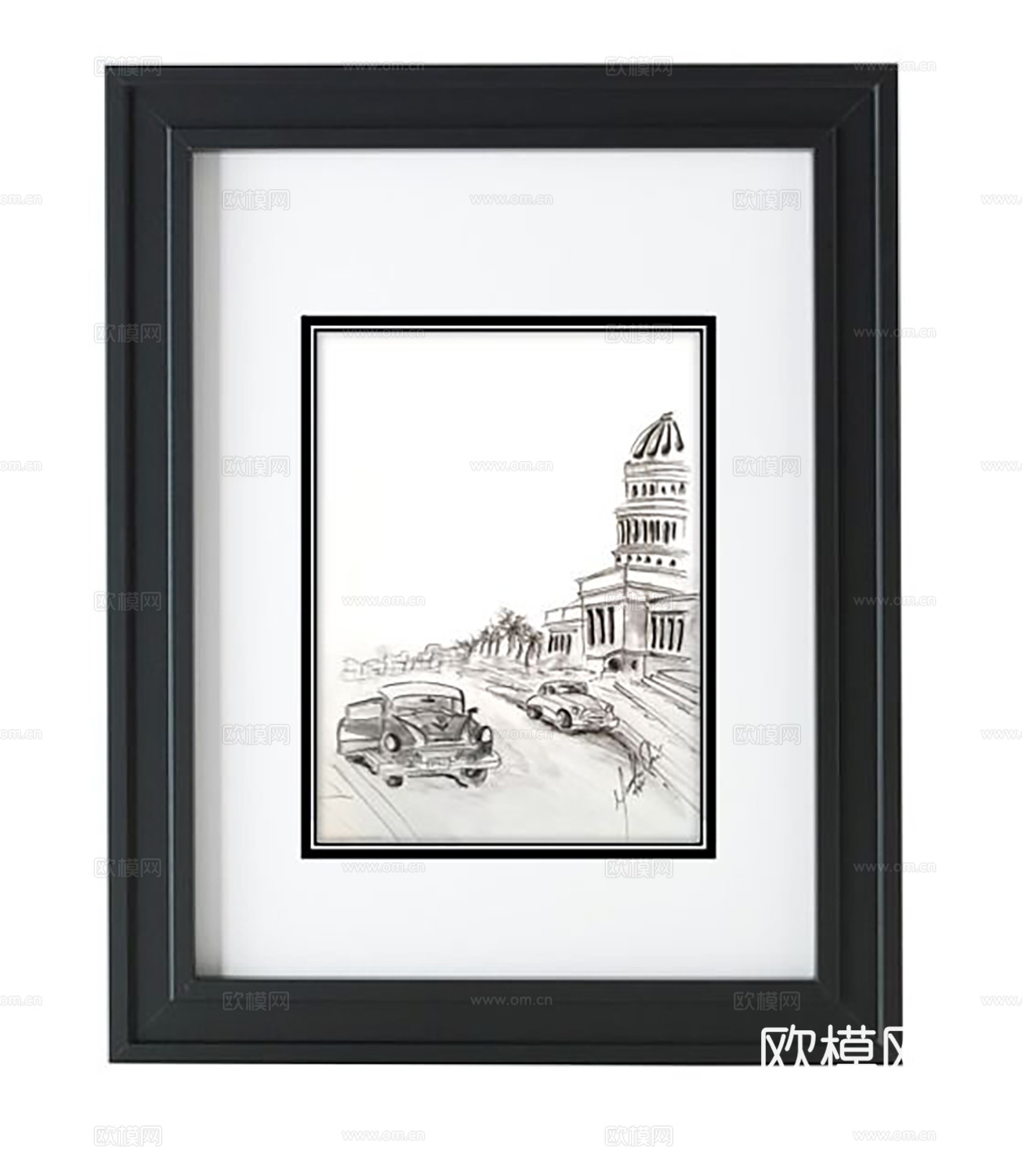 简欧挂画 装饰画  立体实物画 抽象画