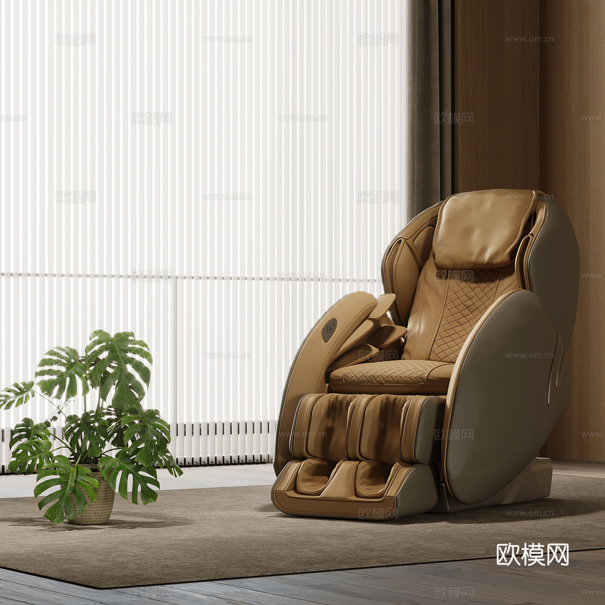 现代按摩椅3d模型