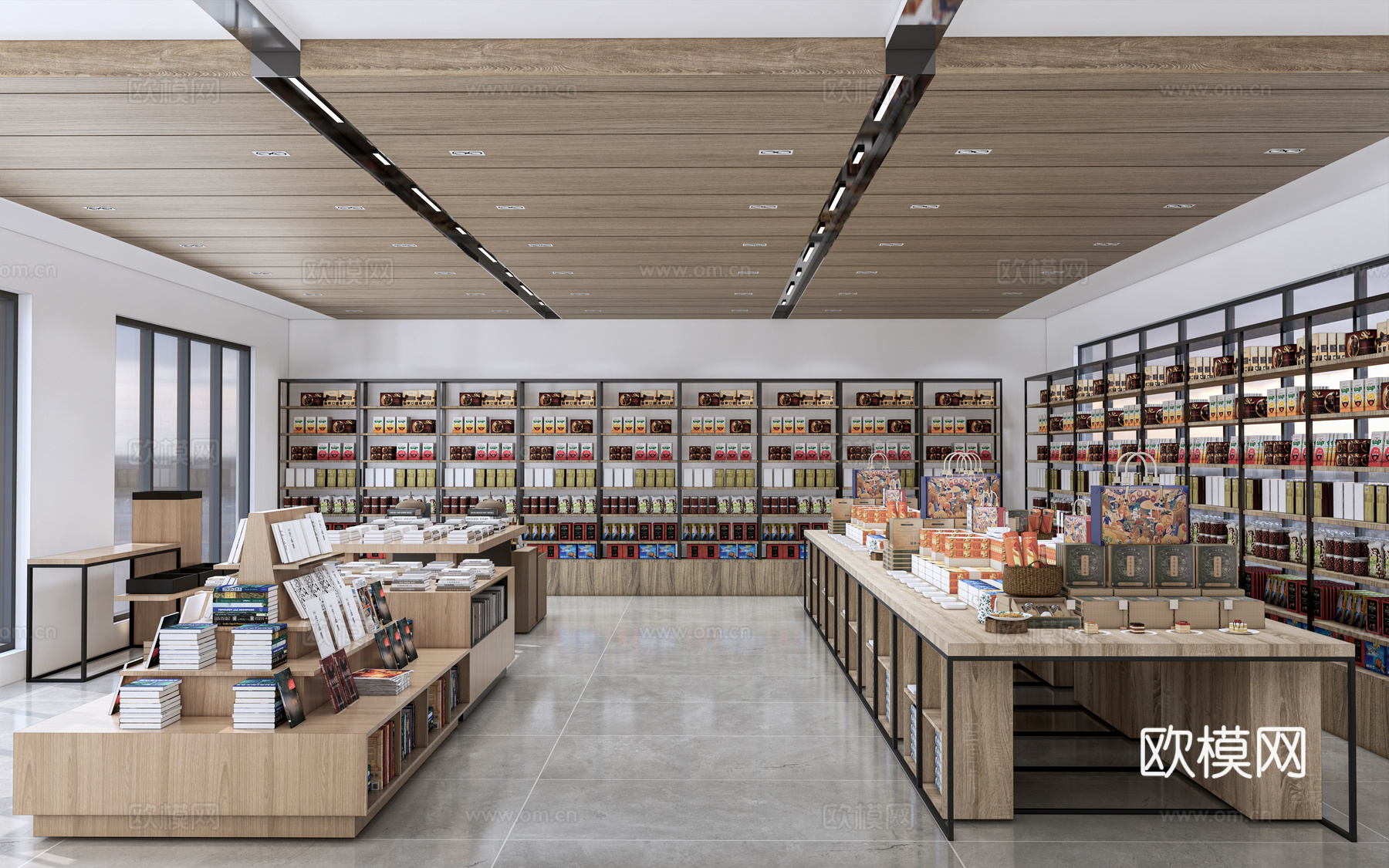 文创商店su模型下载