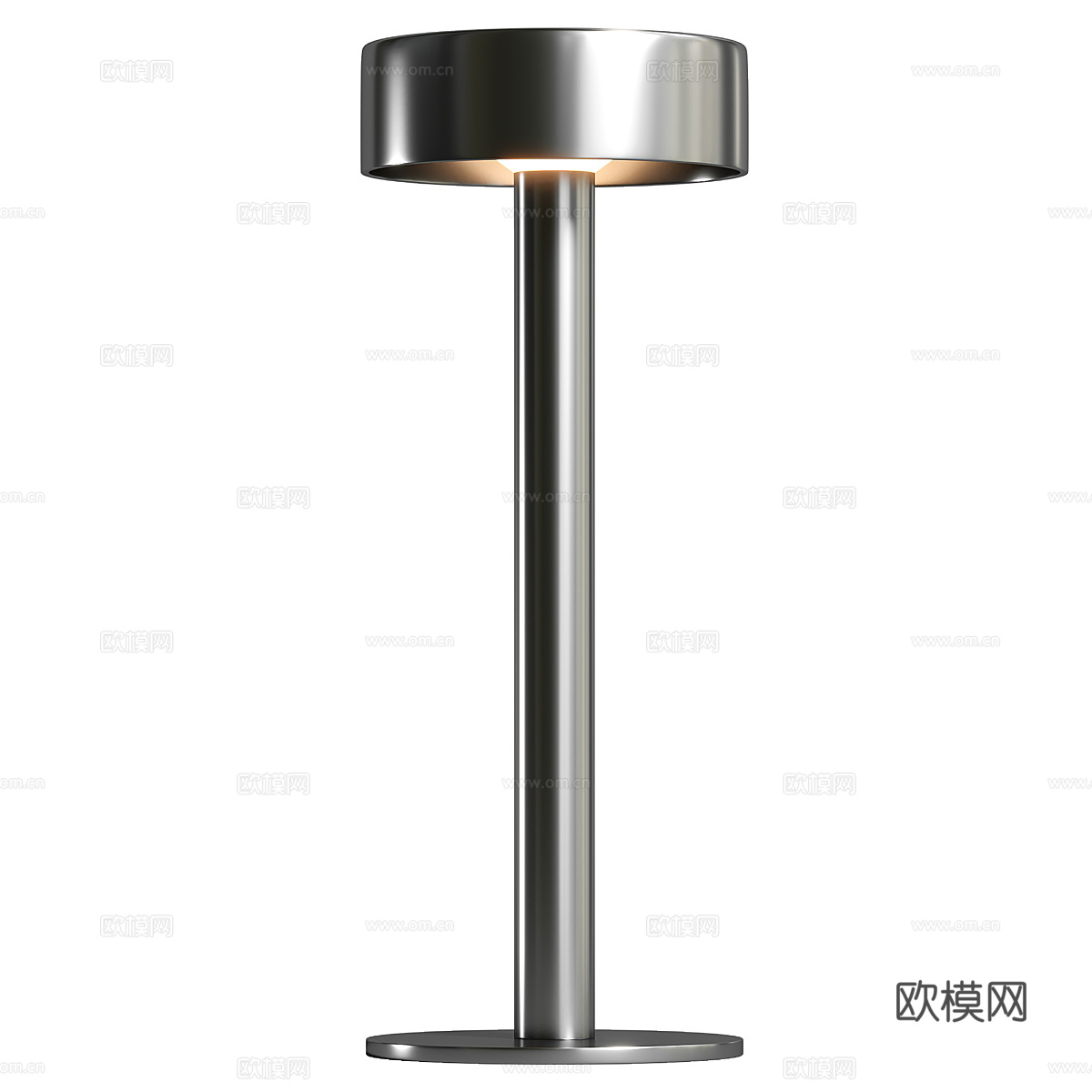 现代轻奢极简金属台灯3d模型